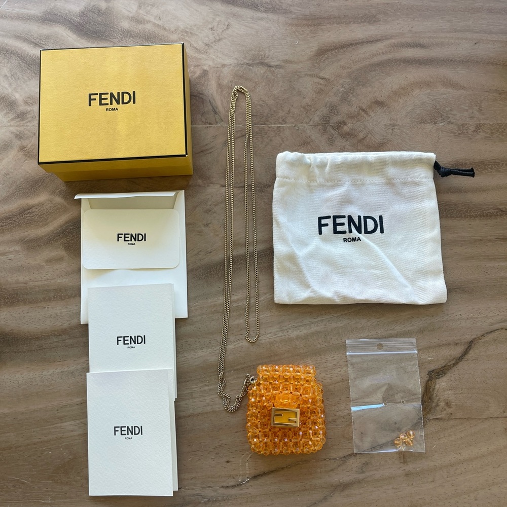 FENDI 2020 Pico Baguette Charm Crossbody - Picture 8 of 8